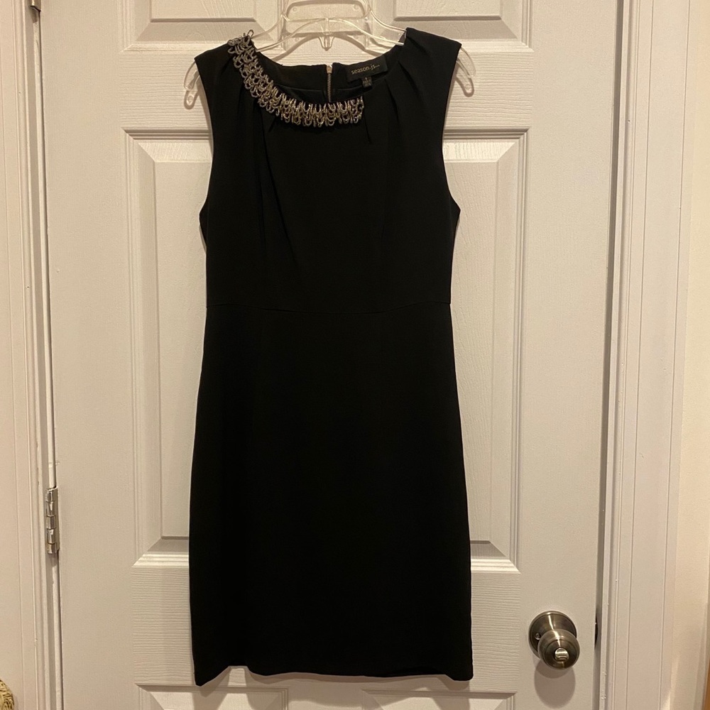 Beaded Little Black Dress